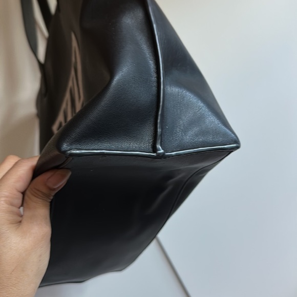 {VGUC} DKNY leather snap shoulder bag - Picture 6 of 10